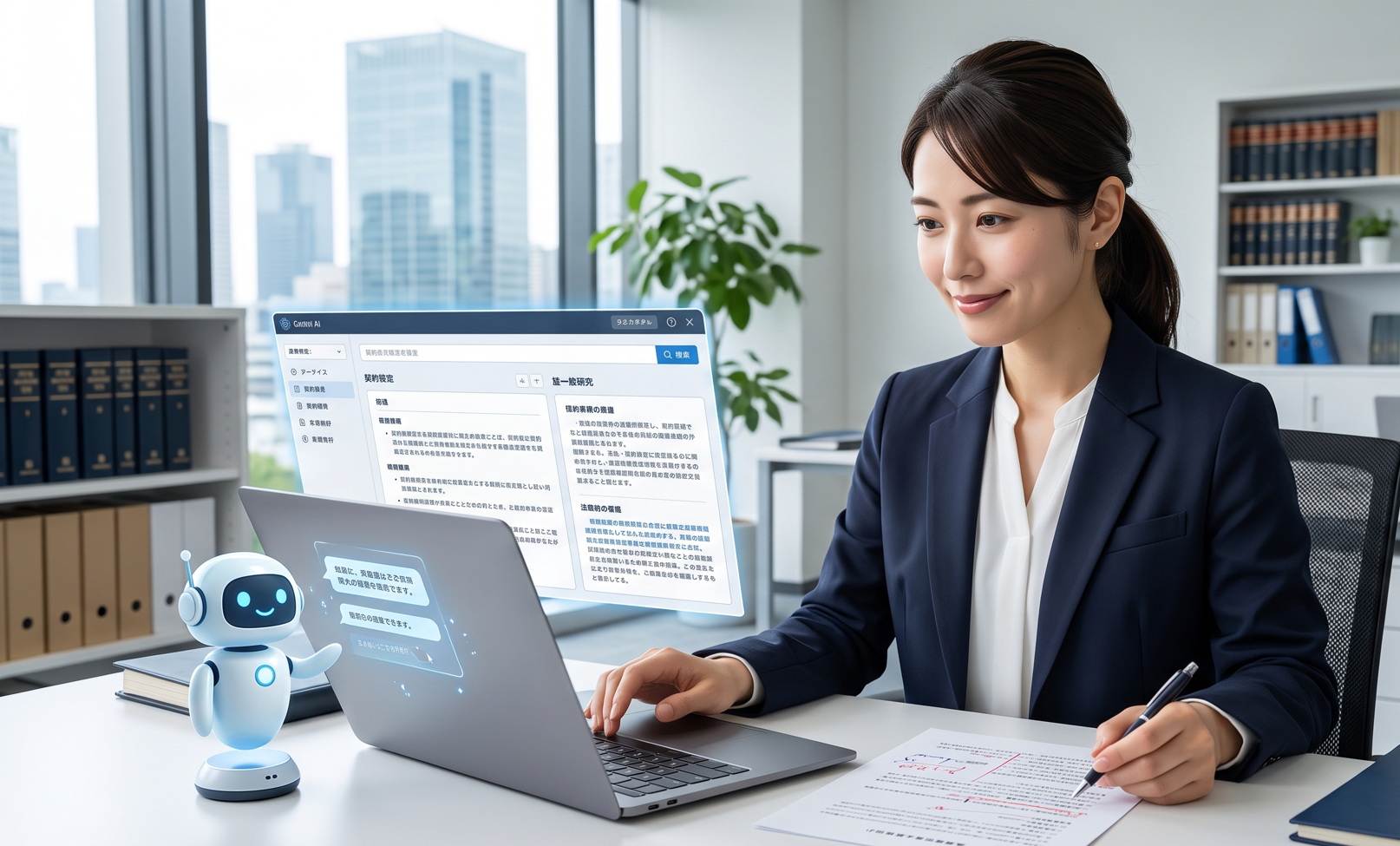 AI活用業務フローのイメージ